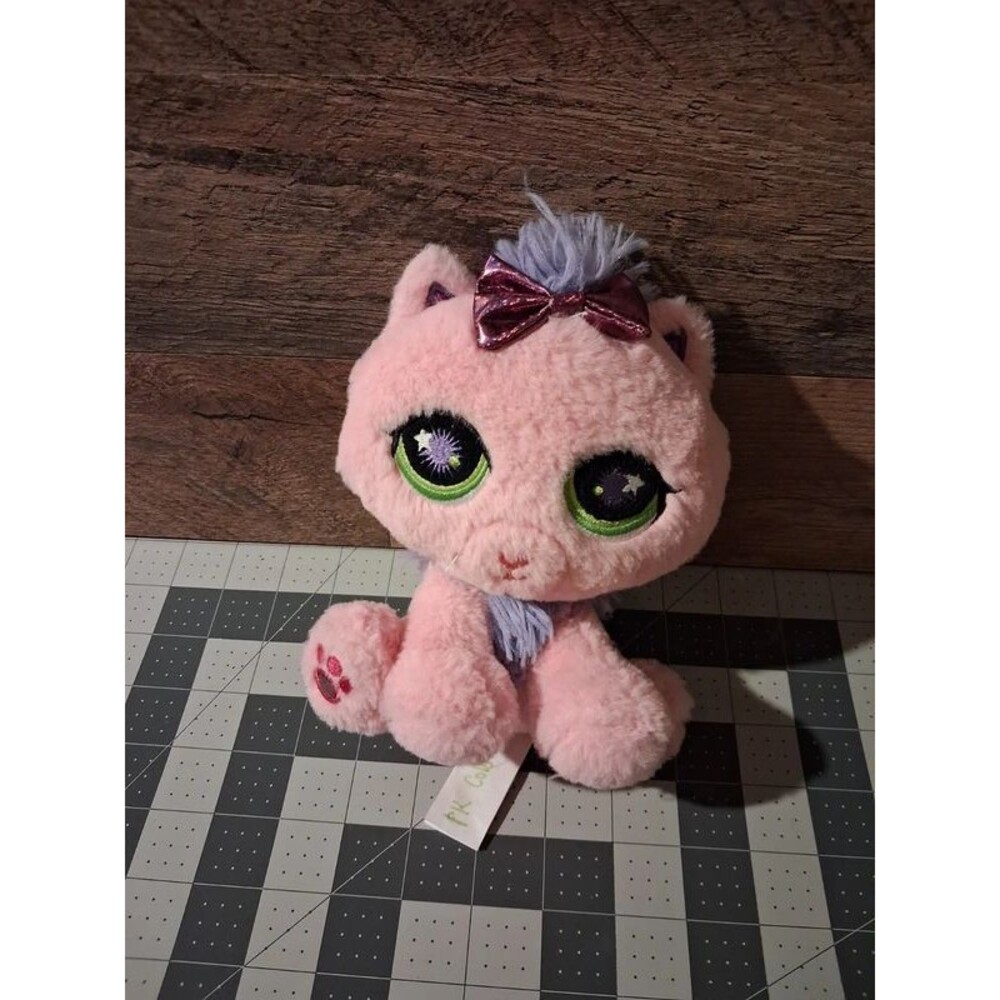 Littlest Pet Shop Pink Kitty Cat Plush  LPS